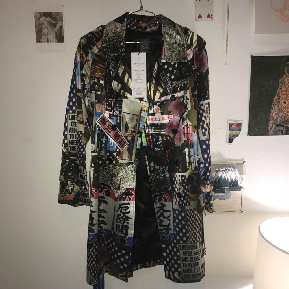 LIBERTINE Silk Trench